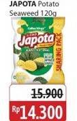 Promo Harga Japota Potato Chips Umami Japanese Seaweed 120 gr - Alfamidi