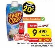 Promo Harga HYDRO COCO Minuman Kelapa Original 500 ml - Superindo