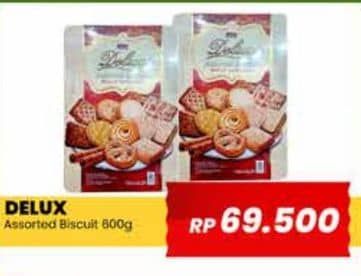 Promo Harga Asia Delux Assorted Biscuit 650 gr - Yogya