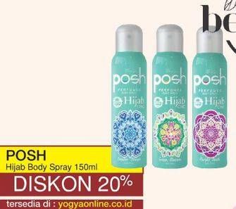 Promo Harga POSH Hijab Perfumed Body Spray 150 ml - Yogya