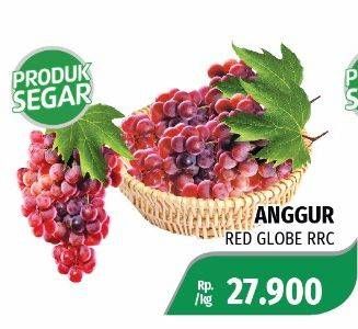 Promo Harga Anggur Red Globe RRC  - Lotte Grosir
