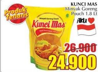 Promo Harga KUNCI MAS Minyak Goreng 1800 ml - Giant