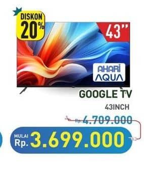 Promo Harga Google TV 43 inch  - Hypermart