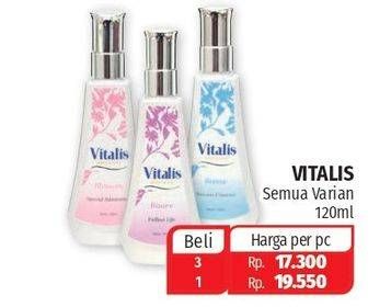 Promo Harga VITALIS Body Scent All Variants 120 ml - Lotte Grosir