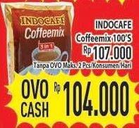 Promo Harga Indocafe Coffeemix per 100 sachet - Hypermart