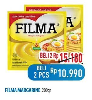 Promo Harga Filma Margarin 200 gr - Hypermart