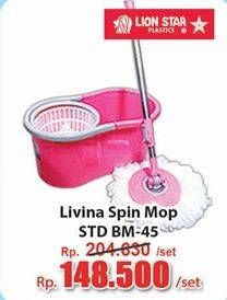 Promo Harga Lion Star Livina Spin Mop BM-45  - Hari Hari