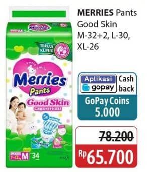 Promo Harga Merries Pants Good Skin XL26, L30, M34 26 pcs - Alfamidi