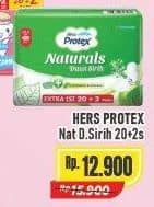 Promo Harga Hers Protex Naturals Daun Sirih 22 pcs - Alfamart