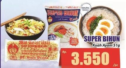 Promo Harga Super Bihun Bihun Instan Kuah Ayam 51 gr - Hari Hari