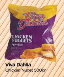 Promo Harga VIVA DAHLIA Chicken Nugget 500 gr - TIP TOP