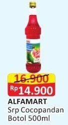 Promo Harga ALFAMART Syrup Cocopandan 500 ml - Alfamart