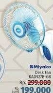 Promo Harga MIYAKO KAD-927 B | Fan 35 Watt GB  - LotteMart