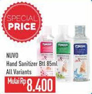 Promo Harga Nuvo Hand Sanitizer All Variants 85 ml - Hypermart