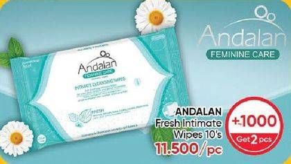 Promo Harga Andalan Feminine Care Intimate Cleansing Wipes 10 pcs - Guardian