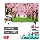 Promo Harga LG UQ8050 4K UHD Smart TV WebOS Active HDR 43UQ8050PSB 43 Inch  - LotteMart