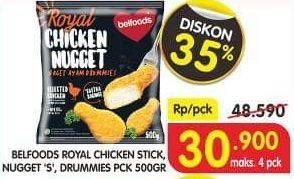 Promo Harga BELFOODS Royal Nugget 500 gr - Superindo