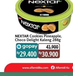 Promo Harga Nabati Nextar Cookies Nastar Pineapple Jam, Brownies Choco Delight 288 gr - Alfamidi