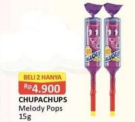 Promo Harga CHUPA CHUPS Lollipop Candy Melody Pops 15 gr - Alfamart