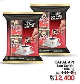 Promo Harga Kapal Api Kopi Bubuk Special per 20 sachet 6 gr - LotteMart
