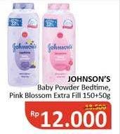 Promo Harga JOHNSONS Baby Powder Bedtime, Pink Blossom 200 gr - Alfamidi