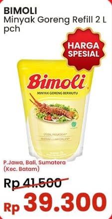 Promo Harga Bimoli Minyak Goreng 2000 ml - Indomaret