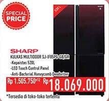 Promo Harga SHARP SJ-IF85PB | Refrigerator  - Hypermart
