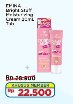 Promo Harga Emina Bright Stuff Moisturizing Cream 20 ml - Indomaret