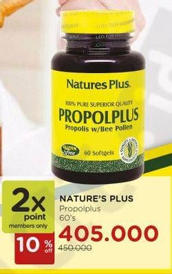 Promo Harga NATURES PLUS Propoplus 60 pcs - Watsons