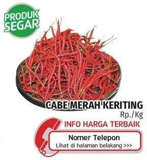 Promo Harga Cabe Merah Keriting  - Lotte Grosir