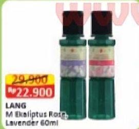Promo Harga Cap Lang Minyak Ekaliptus Aromatherapy Rose, Lavender 60 ml - Alfamart