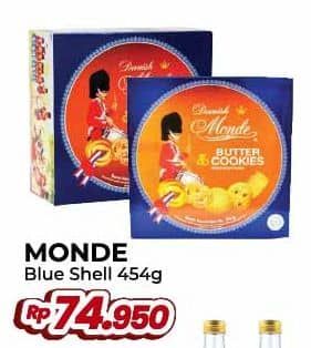 Promo Harga Monde Butter Cookies 454 gr - Yogya