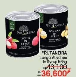 Promo Harga Frutaneira Longan in Syrup/Lychee in Syrup   - LotteMart