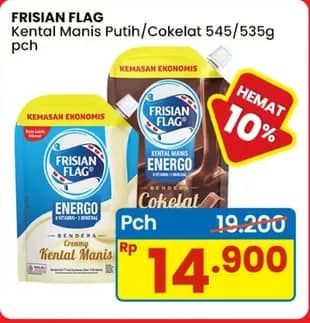 Promo Harga Frisian Flag Susu Kental Manis Cokelat, Putih 545 gr - Indomaret