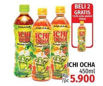 Promo Harga Ichi Ocha Minuman Teh 450 ml - LotteMart