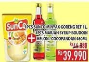 Sunco Minyak Goreng/Marjan Syrup Boudoin