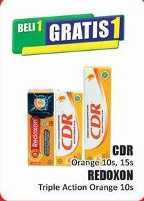 CDR Orange 10s, 15s / REDOXON Triple Action Orange 10s