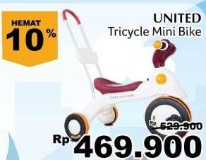 Promo Harga UNITED Tricycle Mini Bike  - Giant