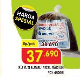 Promo Harga IBU YUTI Bumbu Pecal Madiun 450 gr - Superindo