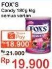 Promo Harga FOXS Crystal Candy All Variants 180 gr - Indomaret