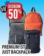 Promo Harga Premium 1st Just Backpack 17066  - Hypermart