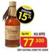 Uray Natural Honey 450 ml Diskon 17%, Harga Promo Rp77.500, Harga Normal Rp93.890