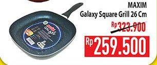 Promo Harga MAXIM Galaxy Square Grill 26 Cm  - Hypermart