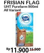 Promo Harga FRISIAN FLAG Susu UHT Purefarm All Variants 900 ml - Alfamart