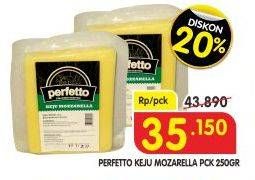 Promo Harga PERFETTO Keju Mozzarella 250 gr - Superindo