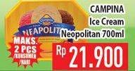 Promo Harga CAMPINA Ice Cream Neapolitan 700 ml - Hypermart