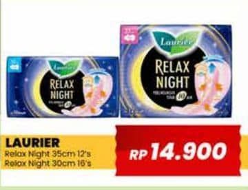 Promo Harga Laurier Relax Night 30cm, 35cm 12 pcs - Yogya