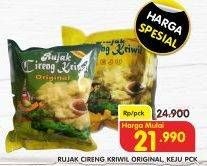 Promo Harga Rujak Cireng Kriwil Keju, Original 400 gr - Superindo