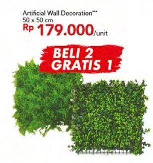 Promo Harga Artificial Green Wall  - Carrefour