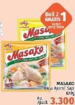 Promo Harga AJINOMOTO Penyedap Rasa Masako Sapi, Ayam per 6 pcs 9 gr - LotteMart